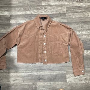 cropped corduroy jacket